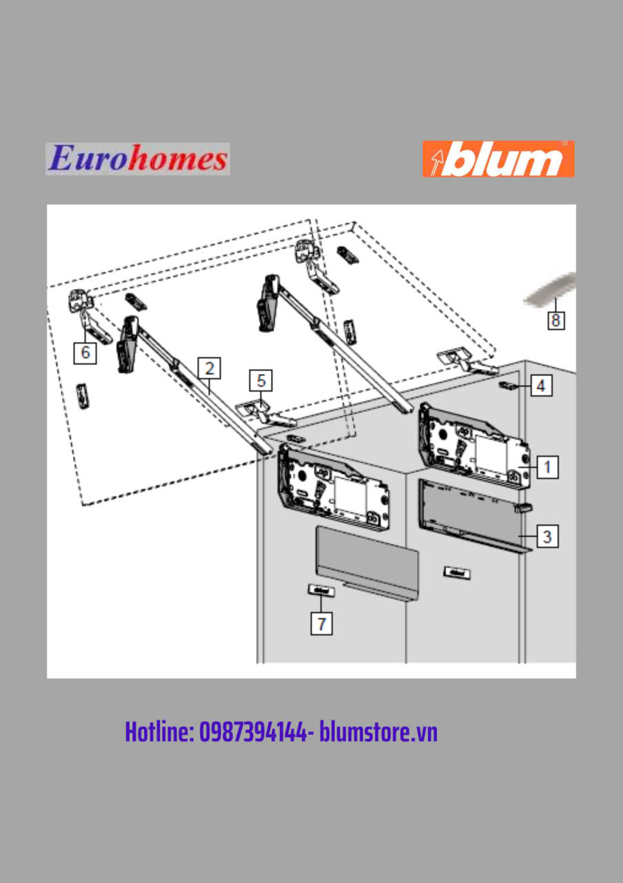 Tay nâng HF top 22F1805