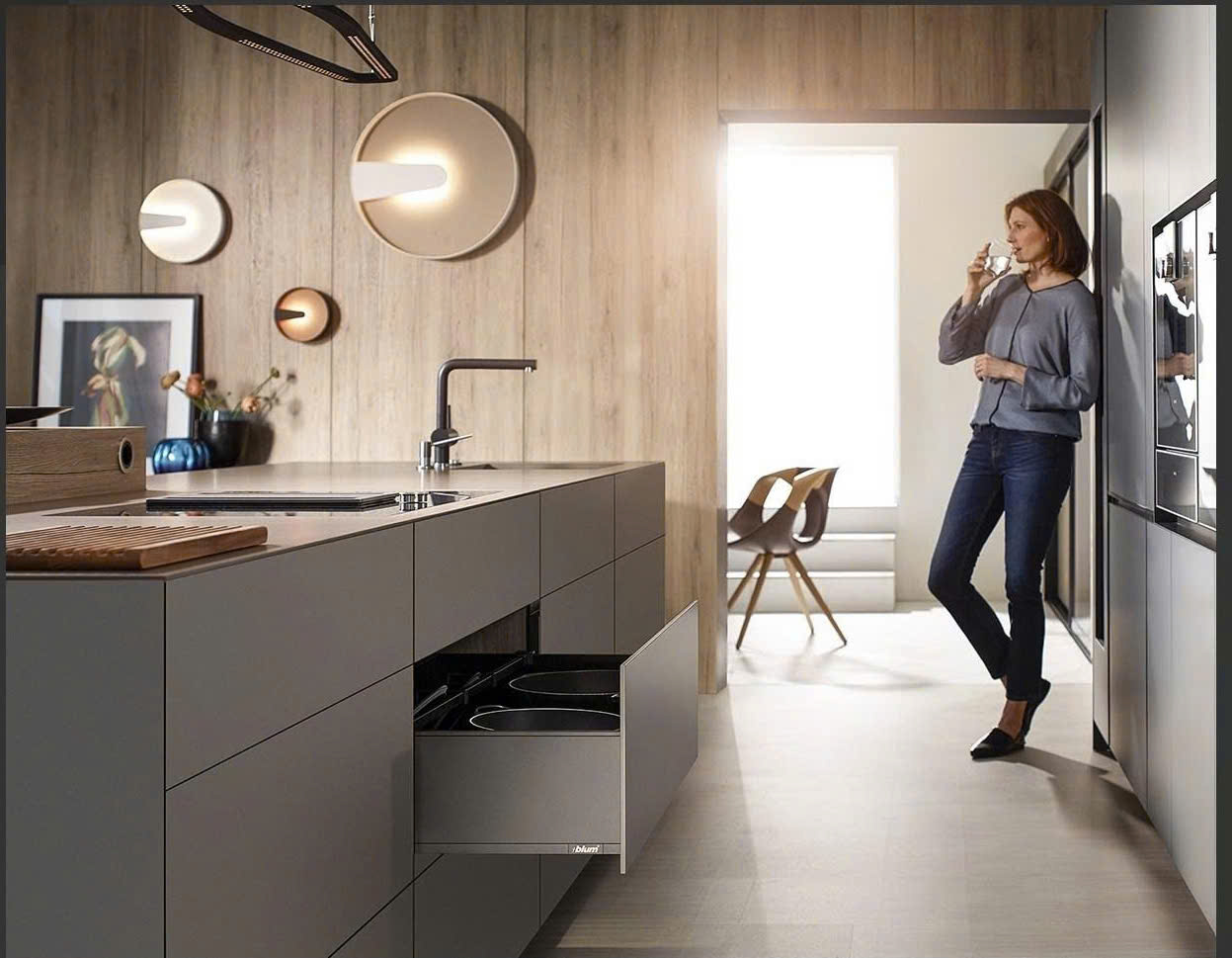 Ray hộp LEGRABOX C màu xám