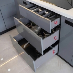 Ray hộp LEGRABOX M màu xám