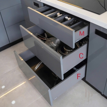 Ray hộp LEGRABOX M màu xám